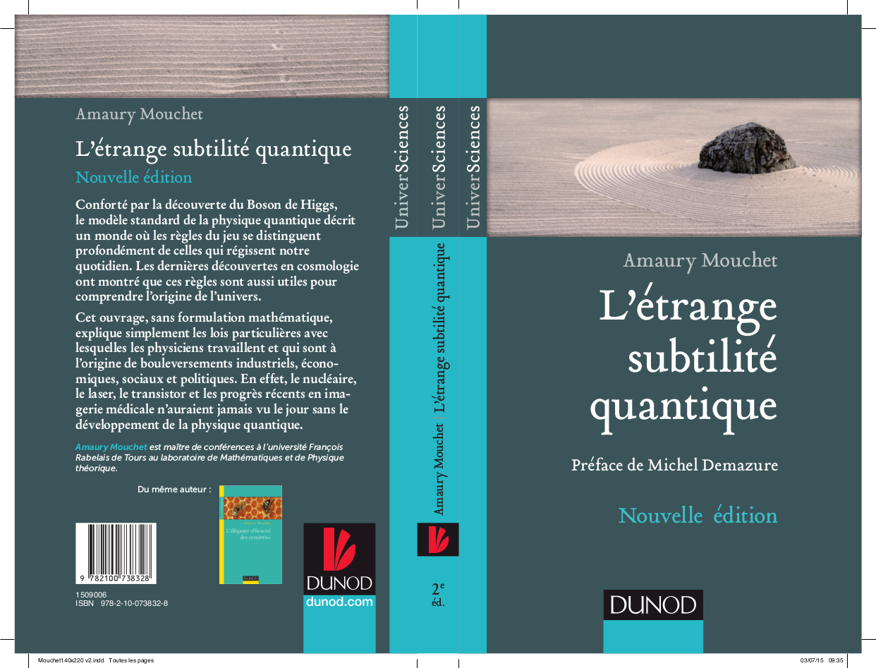 L'�trange subtilit� quantique - Quintessence de poussi�res  (Dunod)